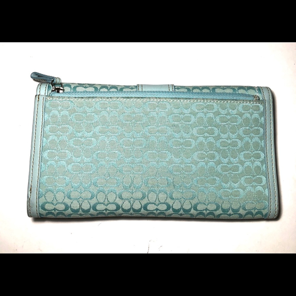 COACH SIGNATURE JACQUARD WALLET - Picture 4 of 7